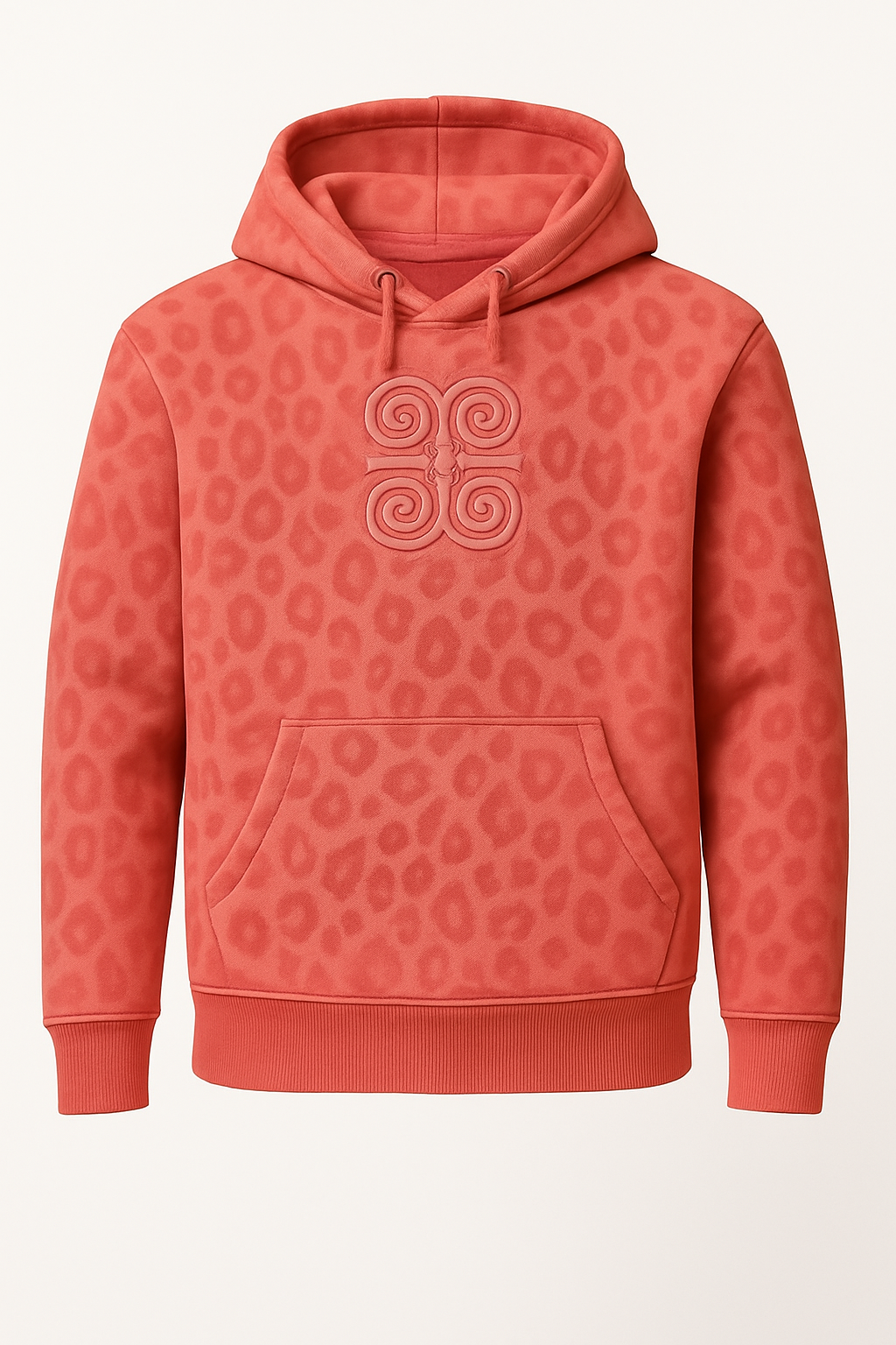 Rich x Humble Leopard Puff Print Hoodie